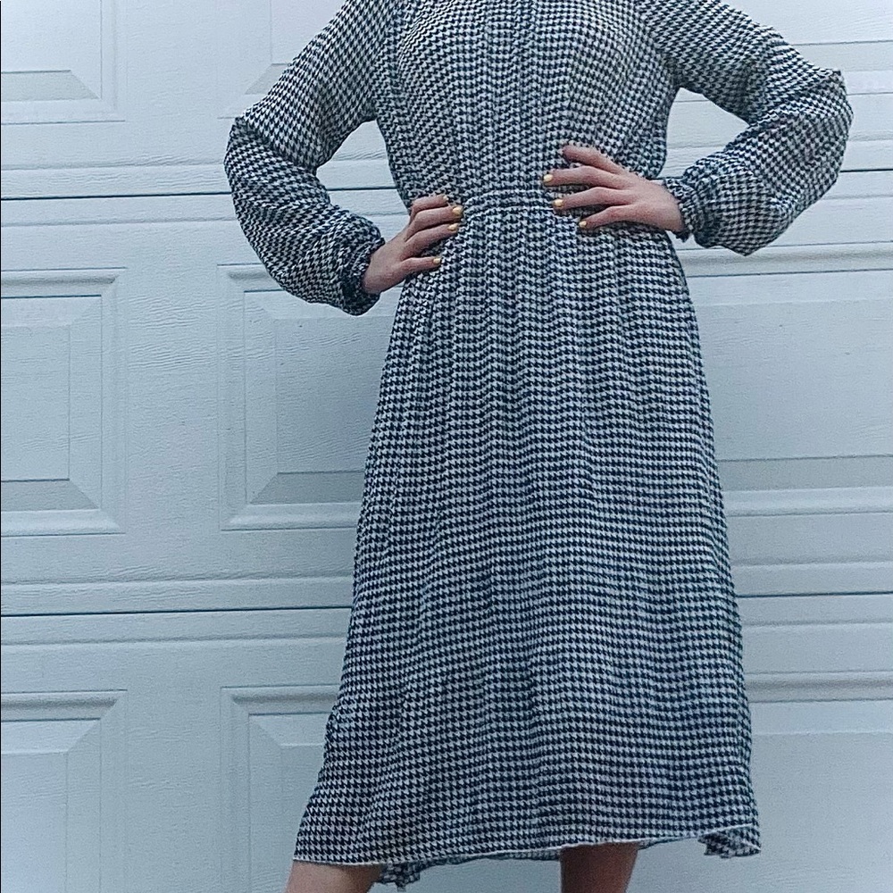 Hounds tooth dress